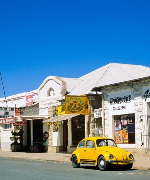Ein schöner Blick auf Tsumeb