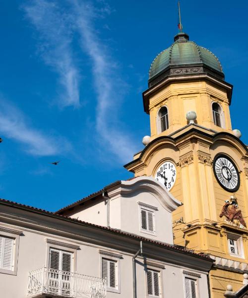 Ein schöner Blick auf Rijeka