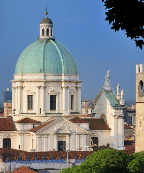 Ein schöner Blick auf Brescia