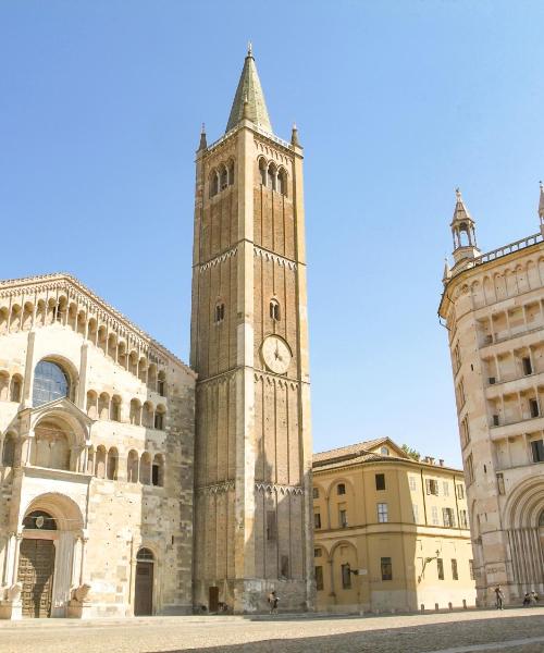 Ein schöner Blick auf Parma