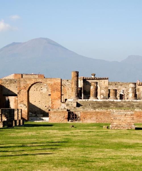 Ein schöner Blick auf Pompei