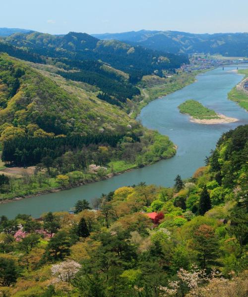 Ein schöner Blick auf Noshiro