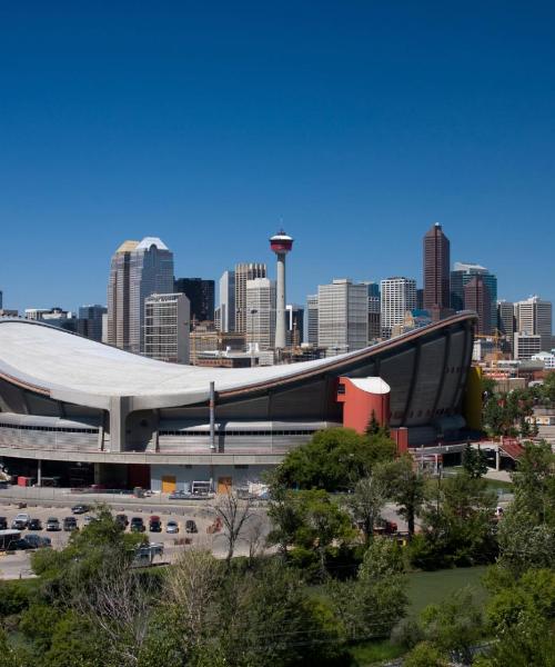 Krásny pohľad na mesto Calgary