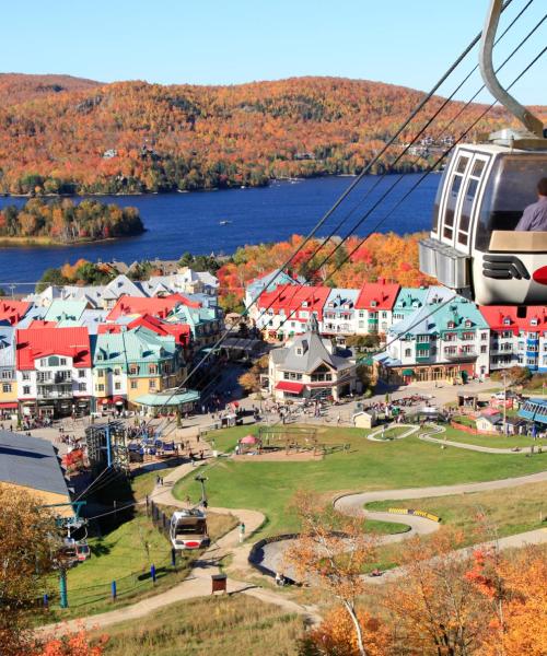 A beautiful view of Mont-Tremblant