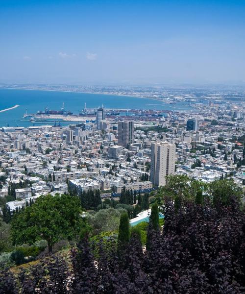 Una bellissima vista di Haifa