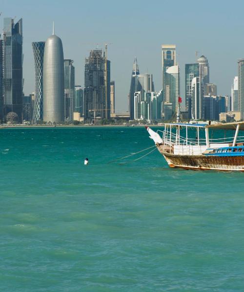 Una bellissima vista di Doha