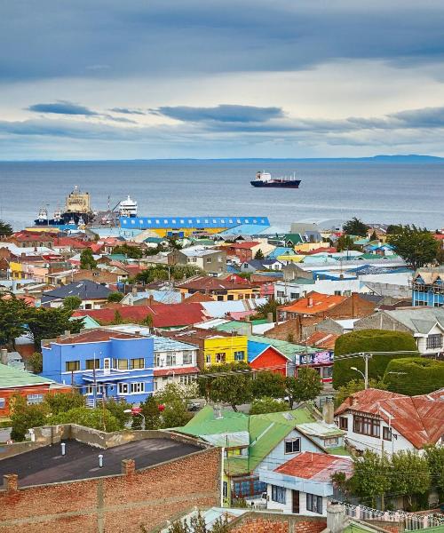 Ein schöner Blick auf Punta Arenas