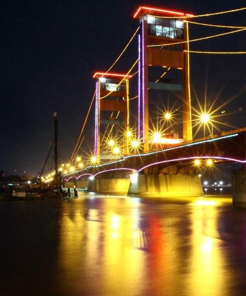 Una bellissima vista di Palembang