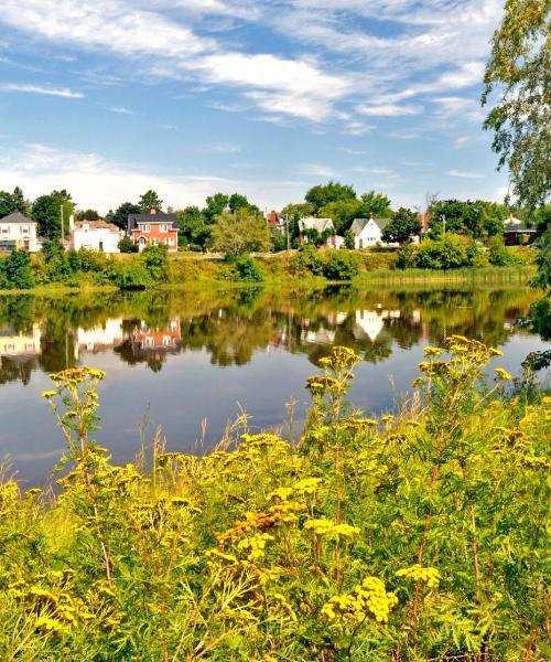 Ein schöner Blick auf Moncton