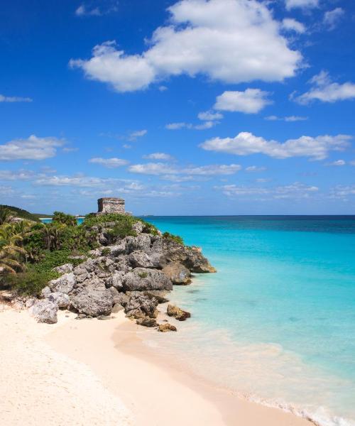 Ein schöner Blick auf Tulum