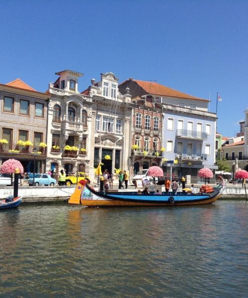 Aveiro şehrinden güzel bir manzara