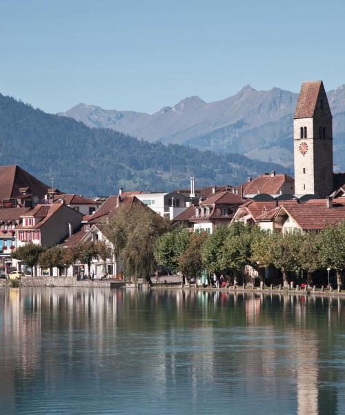 Prelep pogled na grad Interlaken