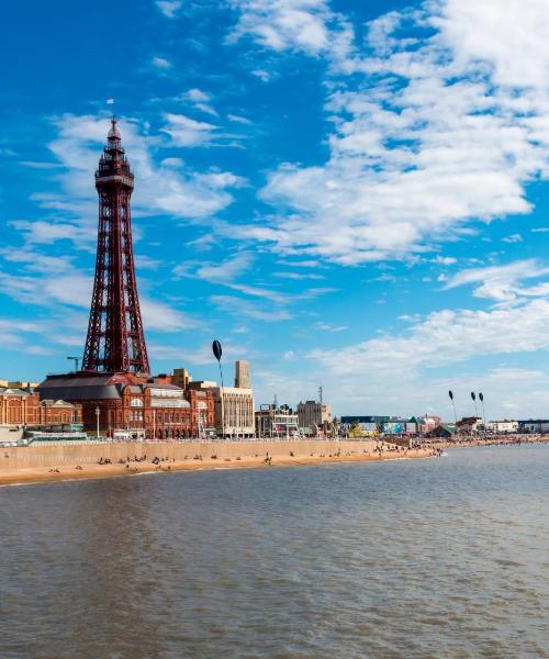 Ein schöner Blick auf Blackpool