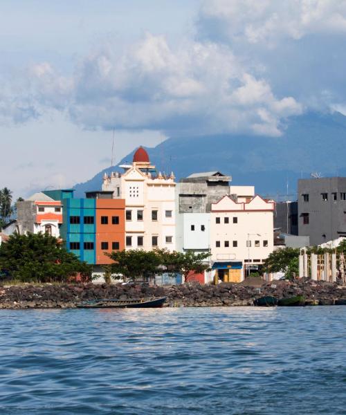 Una bellissima vista di Manado