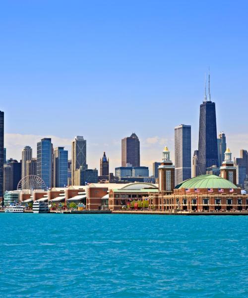 Piękny widok na miasto Chicago