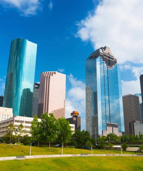 Ein schöner Blick auf Houston