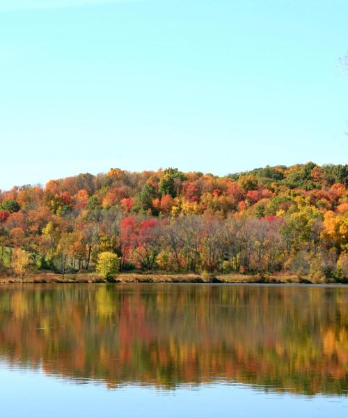 A beautiful view of Glens Falls