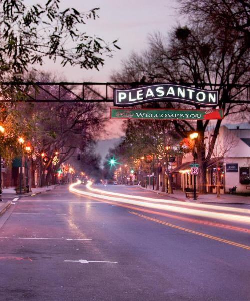 A beautiful view of Pleasanton