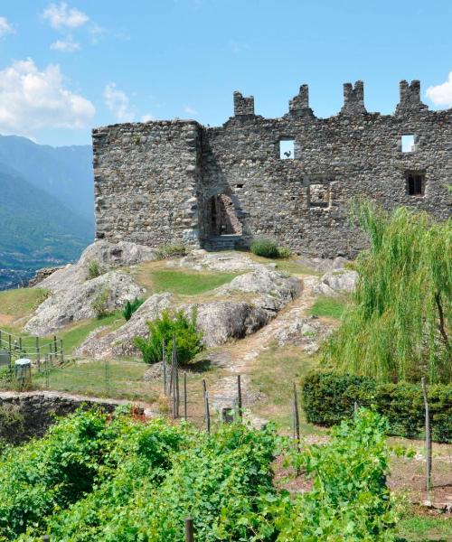 Ein schöner Blick auf Sondrio