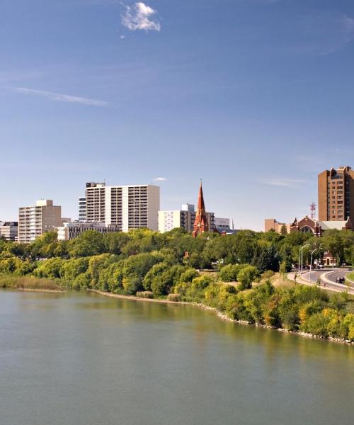 Una panoràmica bonica de Saskatoon