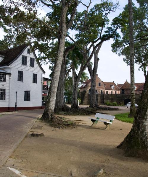 Ein schöner Blick auf Paramaribo