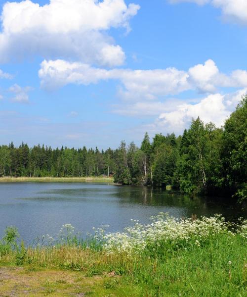 Ein schöner Blick auf Raahe
