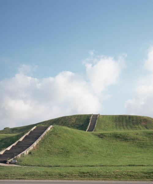 Ein schöner Blick auf Cahokia