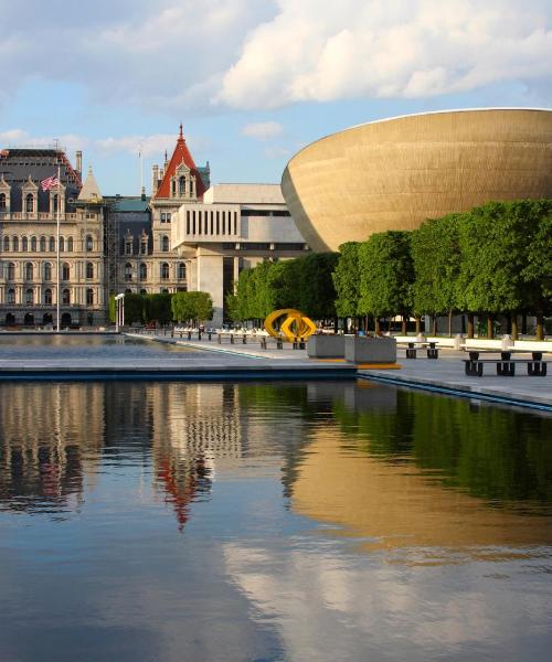 Ein schöner Blick auf Albany