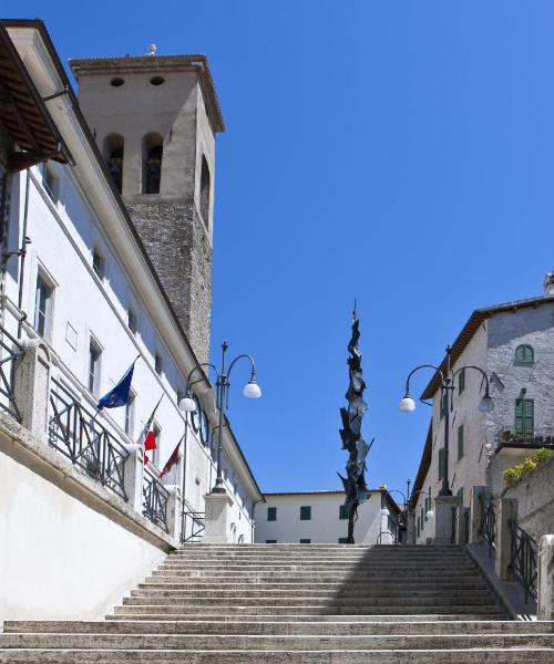 Ein schöner Blick auf Spoleto
