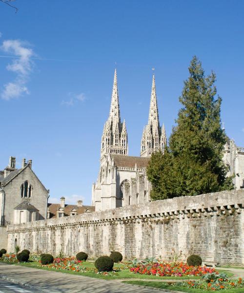 Ein schöner Blick auf Quimper