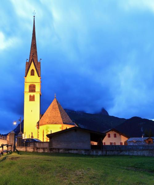 A beautiful view of Alba di Canazei