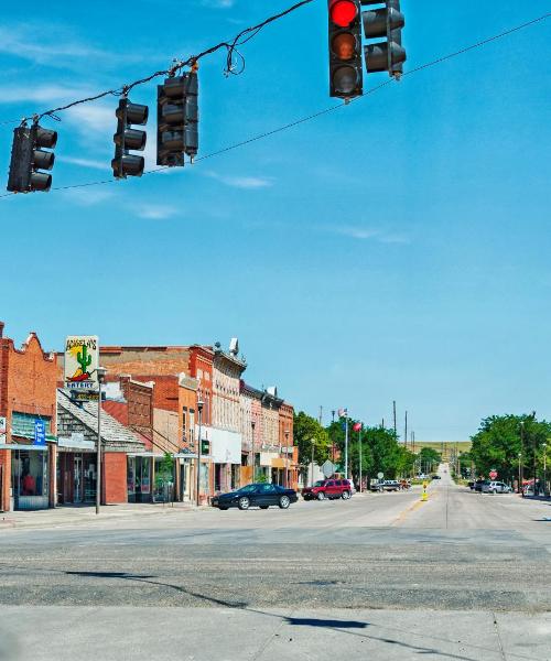 Ein schöner Blick auf Chadron