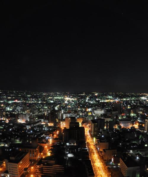 Ein schöner Blick auf Maebashi