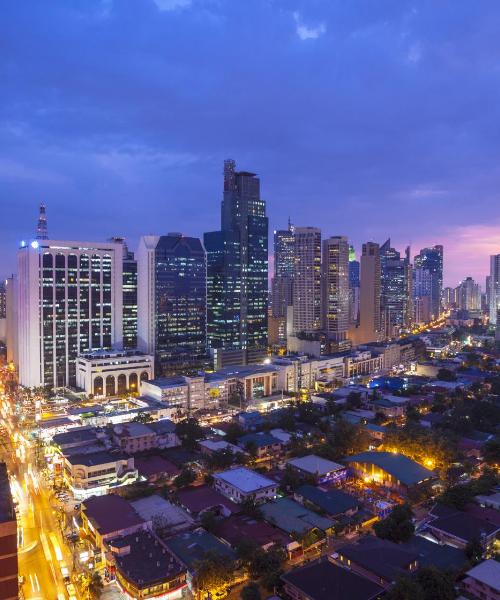 Ein schöner Blick auf Makati