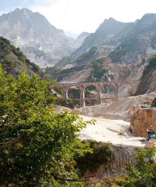 A beautiful view of Carrara