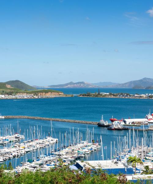 Una panoràmica bonica de Nouméa