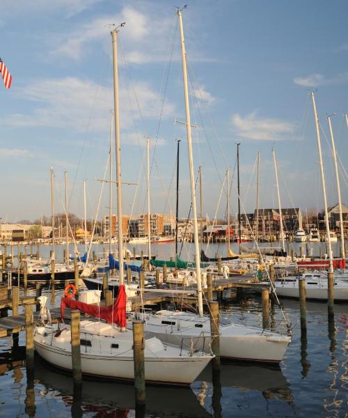 Annapolis şehrinden güzel bir manzara