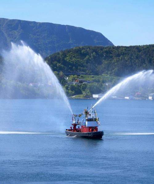 A beautiful view of Ulsteinvik