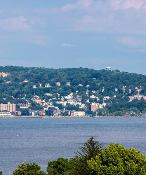 Ein schöner Blick auf Nyack
