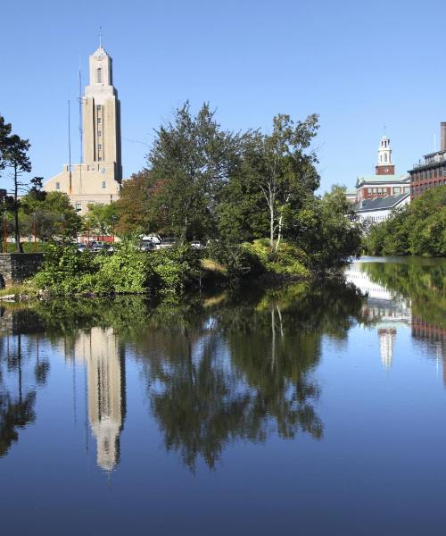 Ein schöner Blick auf Pawtucket