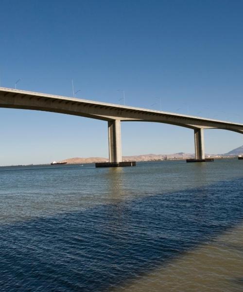 Ein schöner Blick auf Benicia