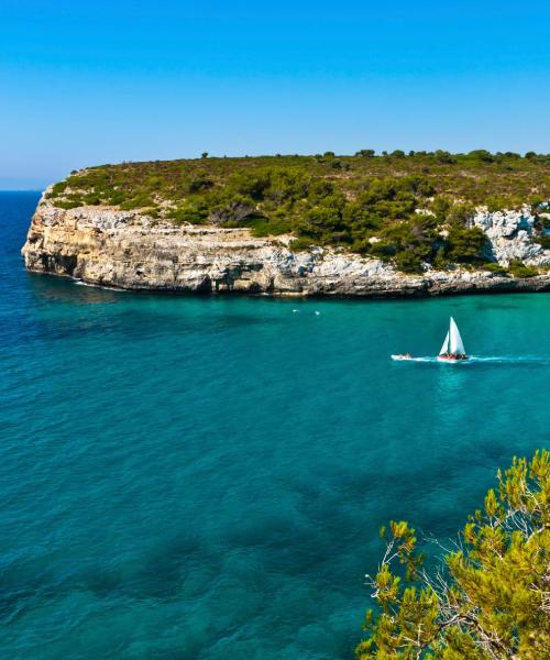 A beautiful view of Cala Romàntica