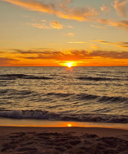 Ein schöner Blick auf Sheboygan