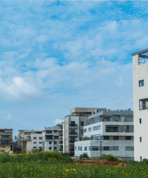 Ein schöner Blick auf Hod HaSharon