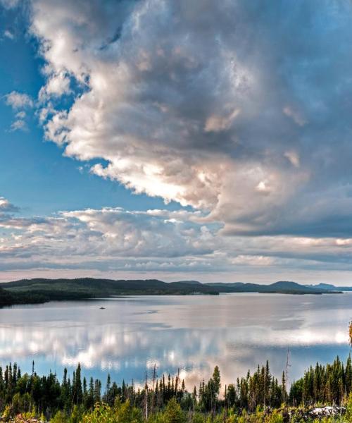 A beautiful view of Chibougamau