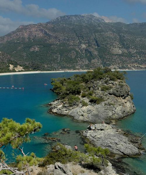 Ein schöner Blick auf Muğla