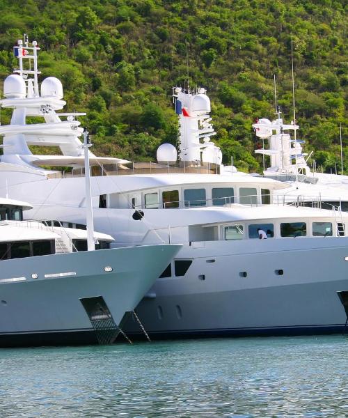 A beautiful view of Gustavia
