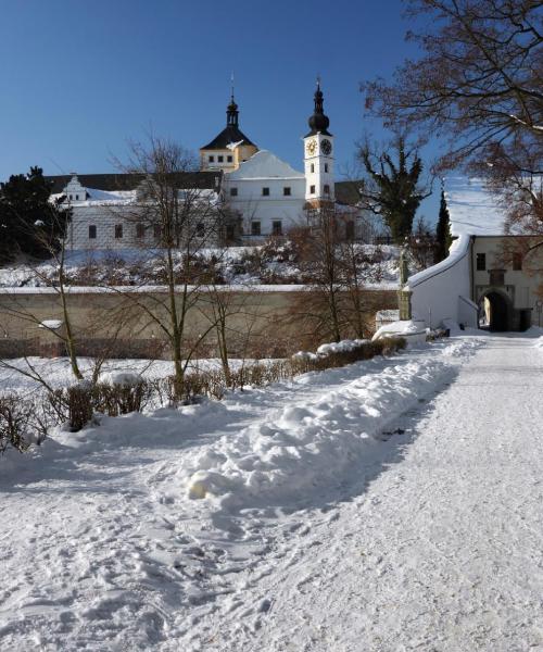 Pardubice şehrinden güzel bir manzara