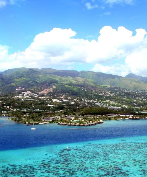 A beautiful view of Papeete