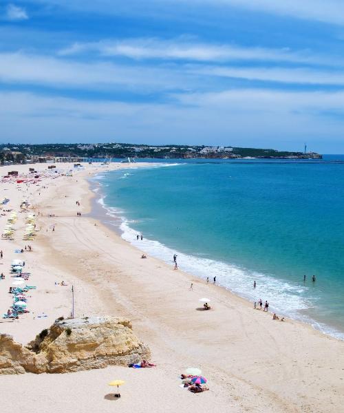 A beautiful view of Praia da Rocha